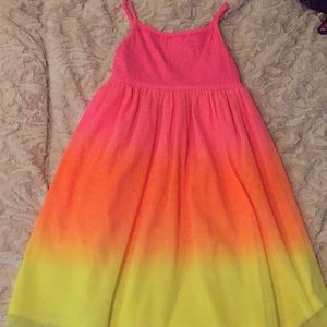 Justice ombré effect dress💖🧡💛